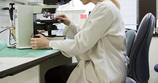 Ältere Person nutzt ein Tablet in einem modern eingerichteten Wohnzimmer mit Smart-Home-Technologie